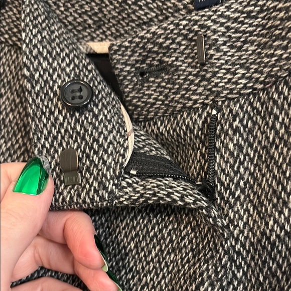 Cropped wool wide-leg Burberry women’s pants - Picture 6 of 6